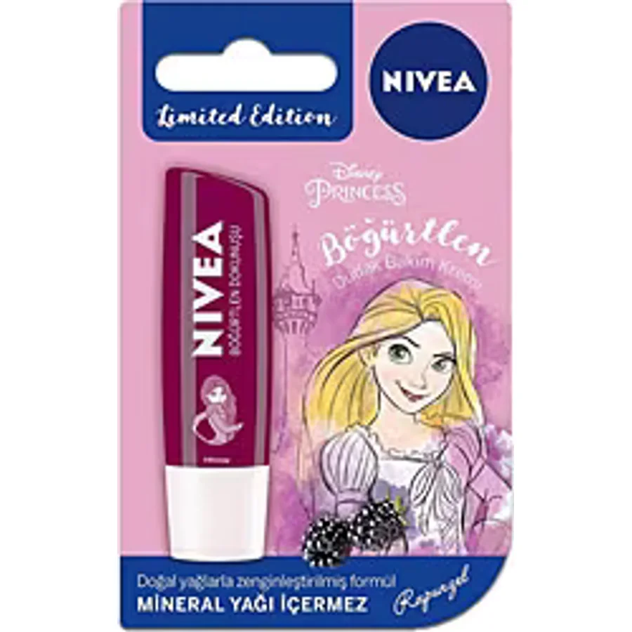 Nivea Disney Rapunzel Böğürtlen Dudak Bakım Kremi 4,8 gr
