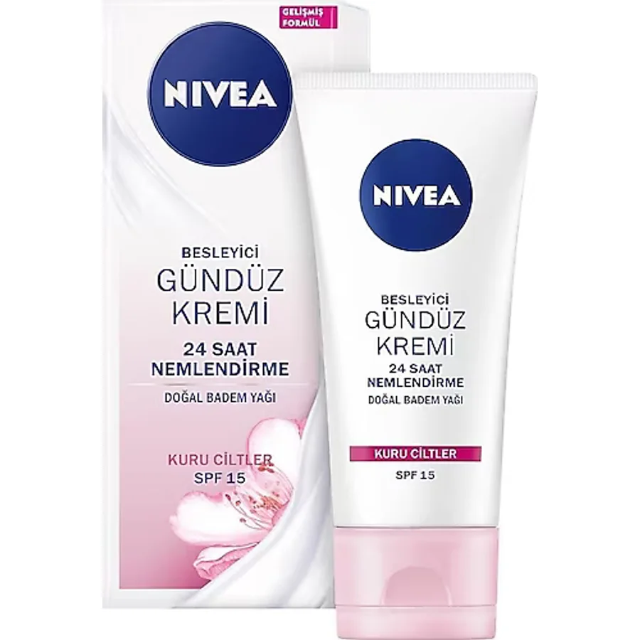 Nivea Essentials Besleyici Kuru Ciltler için Spf 15 Tüp Gündüz Kremi 50 ml
