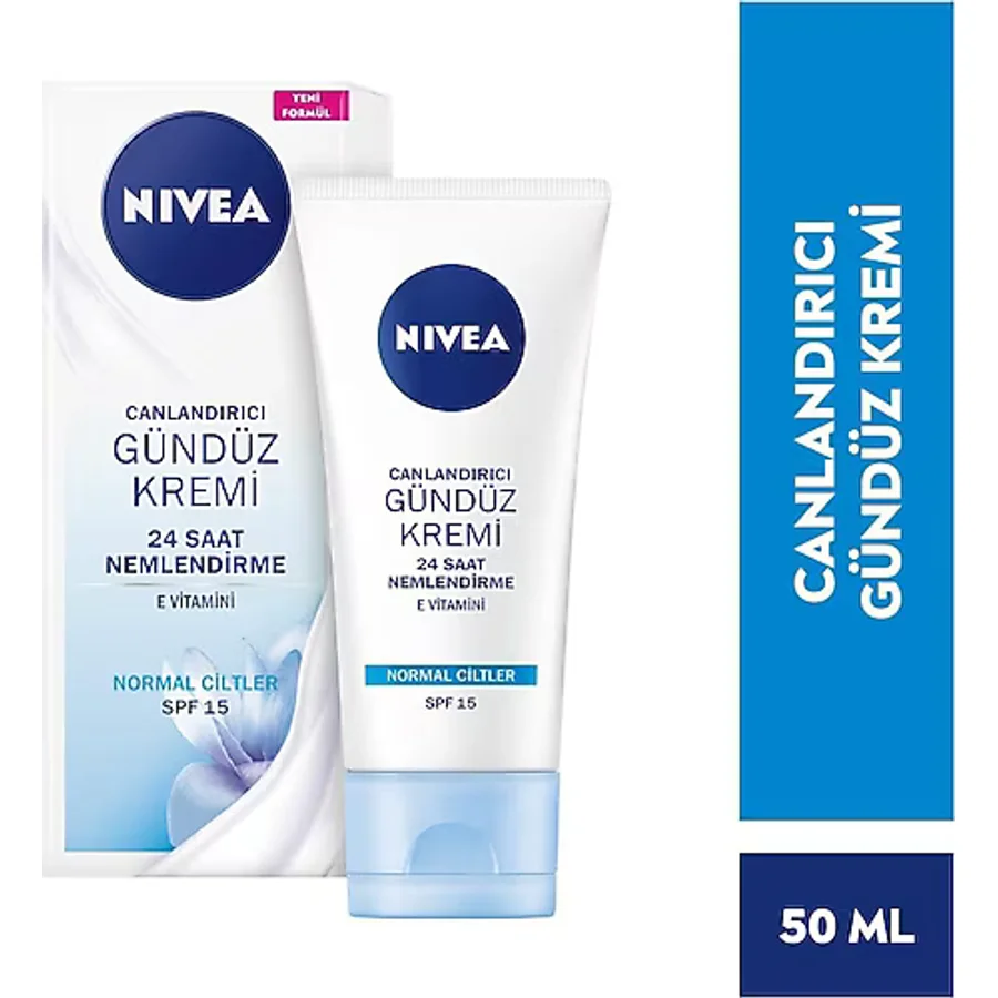 Nivea Essentials Canlandırıcı Normal Ciltler için Spf 15 Tüp Gündüz Kremi 50 ml