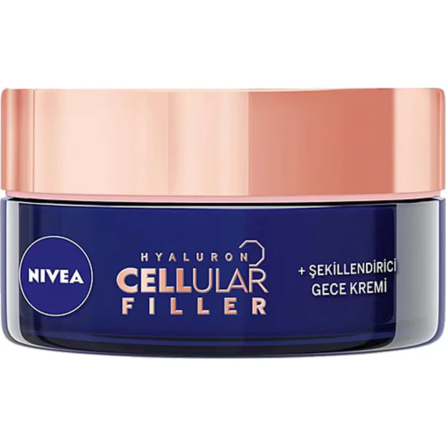 Nivea Hyaluron Cellular Filler + Şekillendirici Yaşlanma Karşıtı Gece Kremi 50 ml