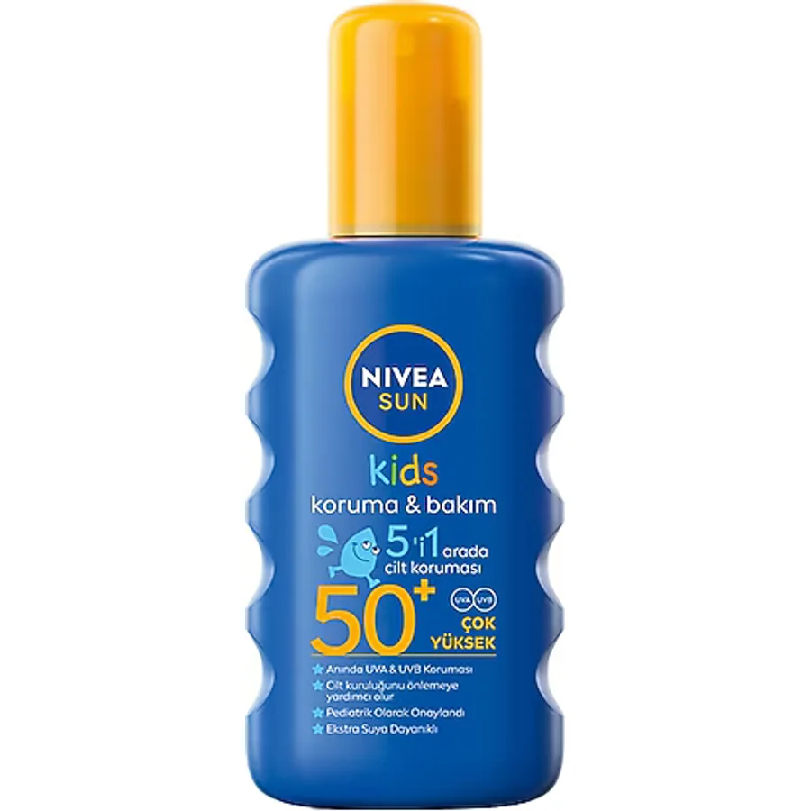 Nivea Koruma & Bakım 200 ml 50 Faktör Çocuk Güneş Spreyi