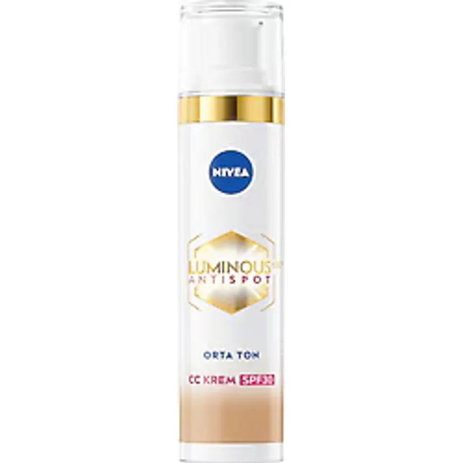 Nivea Luminous630 Koyu Leke Karşıtı 30 Faktör Orta Ton 40 ml CC Krem