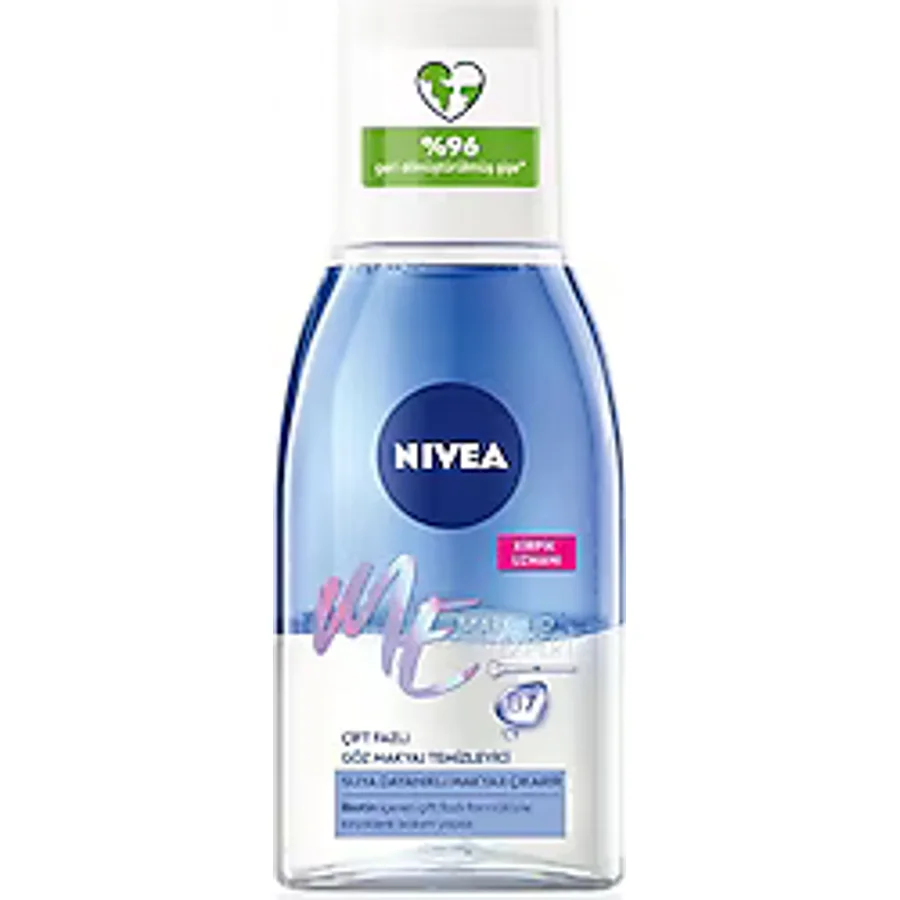 Nivea Me Make Up Expert Hassas Çift Fazlı 125 ml Göz Makyaj Temizleme Suyu
