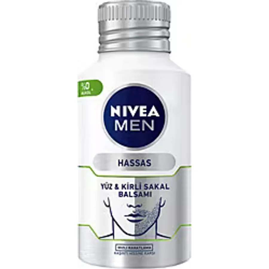 Nivea Men Hassas Yüz ve Kirli Sakal 125 ml Tıraş Sonrası Balsam