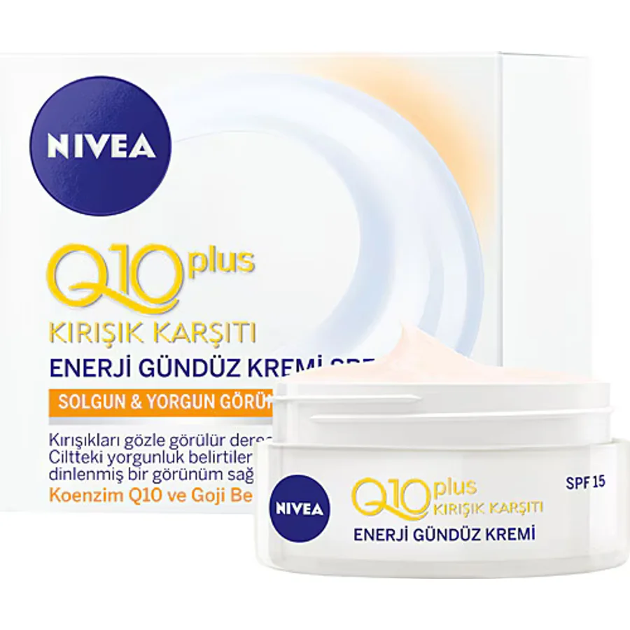 Nivea Q10 Plus Enerji Kırışık Karşıtı Spf 15 Gündüz Kremi 50 ml