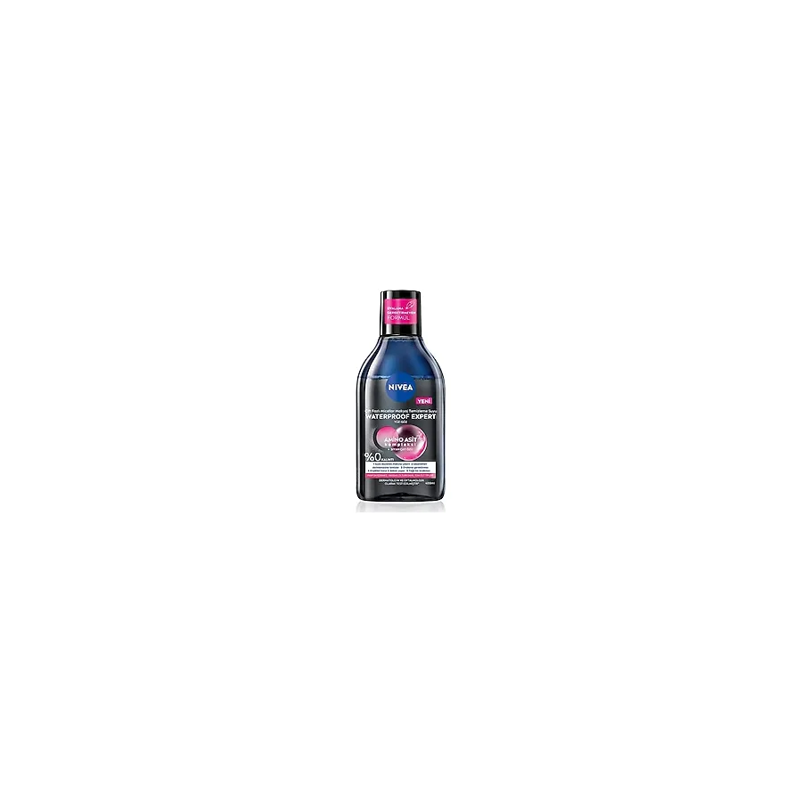 Nivea Waterproof Expert Çift Fazlı Micellar 400 ml Makyaj Temizleme Suyu