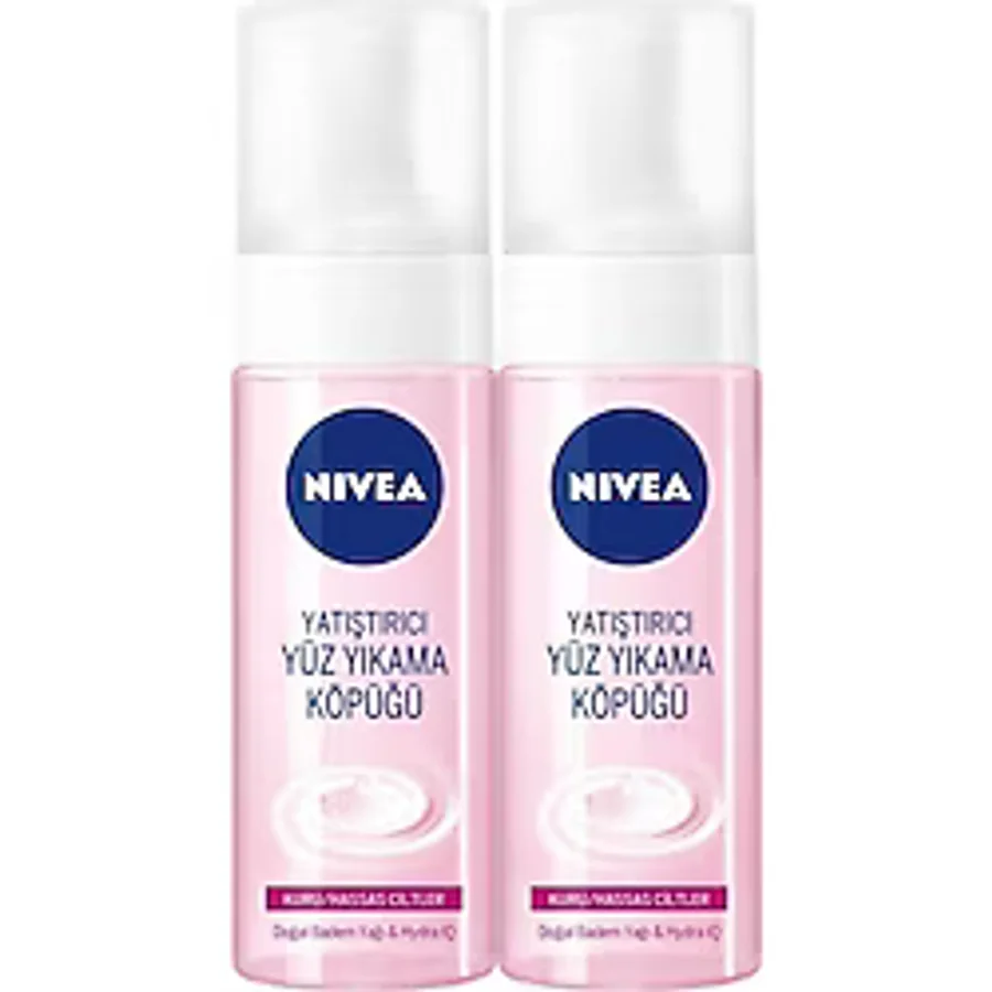 Nivea Yatıştırıcı Kuru Ciltler için 150 ml 2 Adet Yüz Yıkama Köpüğü