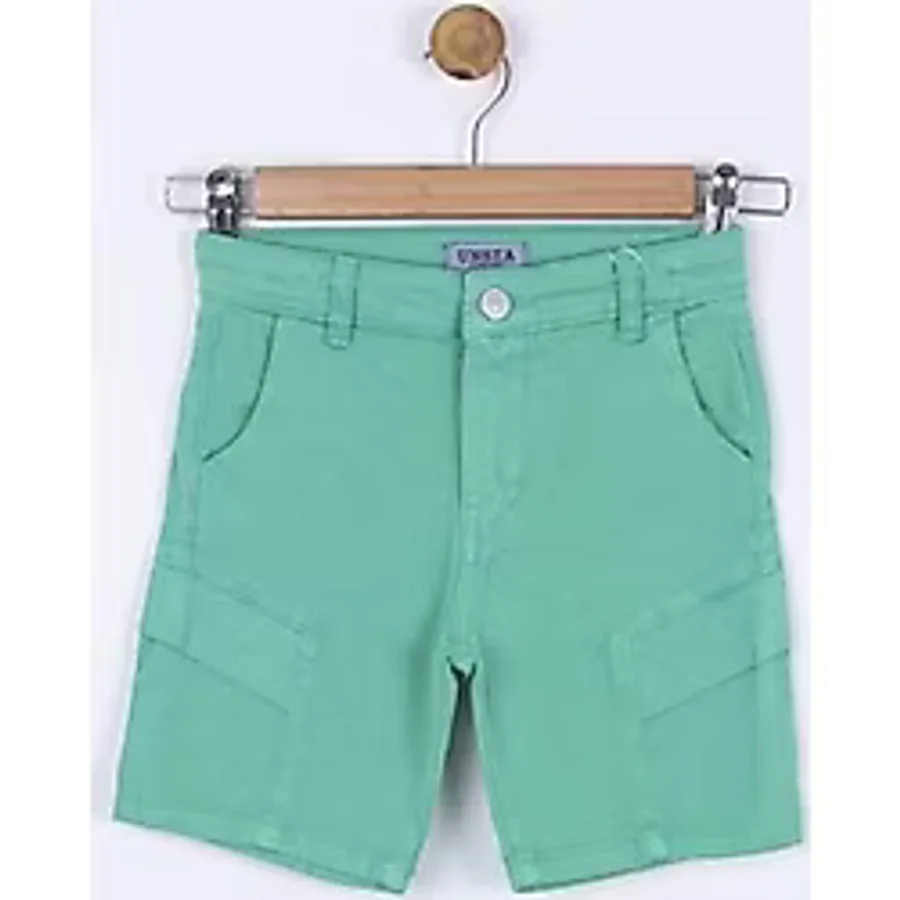 Nk Kids Nk 64703-23Y Erkek Çocuk Military Şort 4/8 - Yeşil - 128 cm