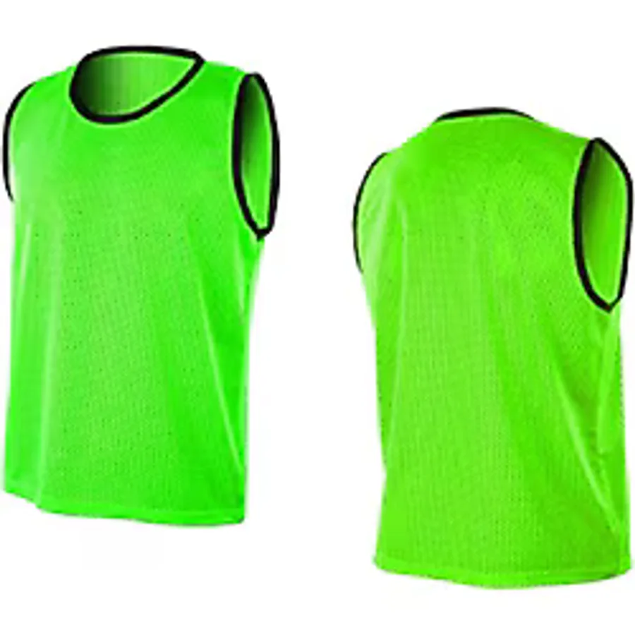 NK SPOR 7 Adet Nefes Alabilen Fileli Futbol ve Basketbol Antrenman Yeleği-Bib Yeleği -Antrenman-Spor-Futbol-Halısaha-Maç - Çok Renkli - yeşil - 18 Yaş