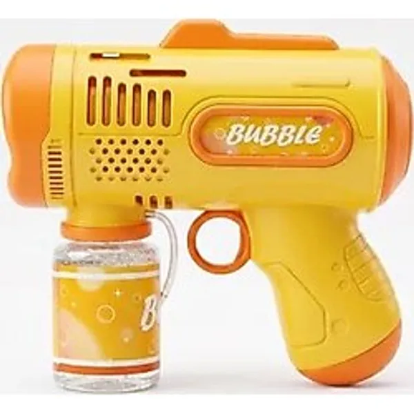Nk Spor Bubble Gun Köpük Makinesi - Balon Suyu Hediyeli Otomatik Oyuncak Tabanca-Otomatik Köpük Tabancası - 1000+ Baloncuk Kapasiteli Işıklı B