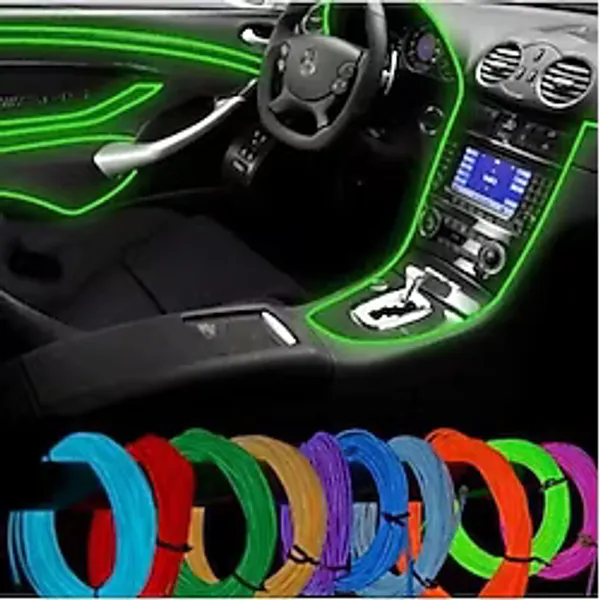 Nkt Group Ip Neon Buz Mavi Araç Içi Led Ambiyans Işıgı Torpido Ledi 2 Metre