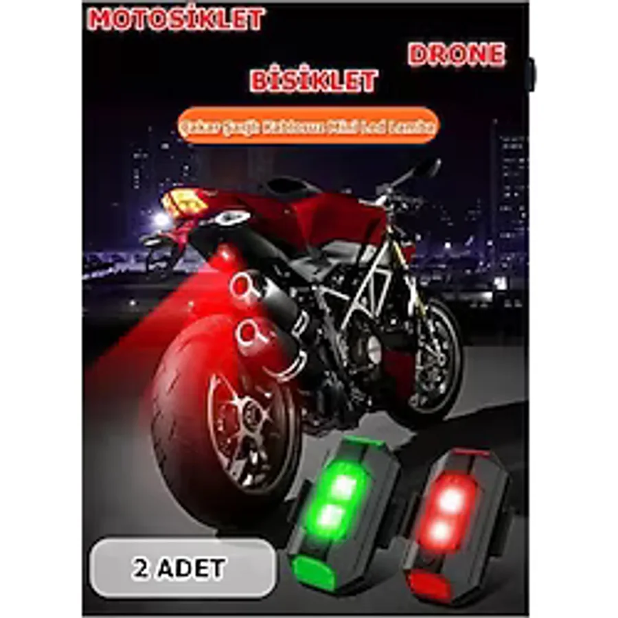 Nkt Group Motosiklet Bisiklet Otomotiv Mini Çakar Lamba Şarjlı