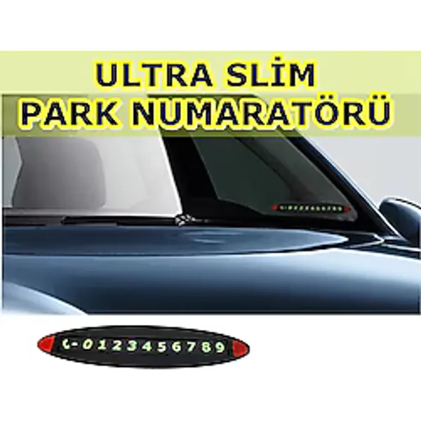 Nkt Group Ultra İnce Araç Içi Oto Park Telefon Numarası Numaratör