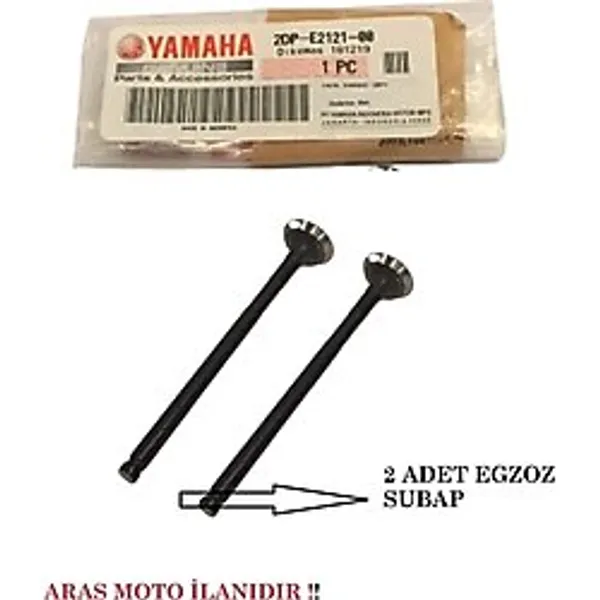 Nmax 125 - 150 Egzoz Subap Takımı (Egsoz Sibop ) 2 Adet Orjinal -ARASMOTO