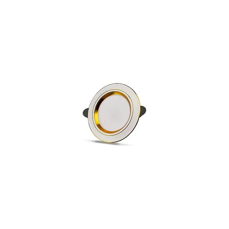 Noas Yl38 0520 Beyaz Kasa Gold Detaylı Led Spot 5W 3 Renkli Vitrin