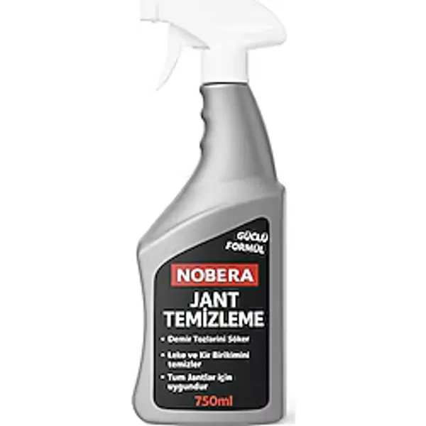 Nobera Jant Temizleyici 750ml - Demir Tozu ve Fren Balatası Kirlerine Karşı Güçlü Çözüm!