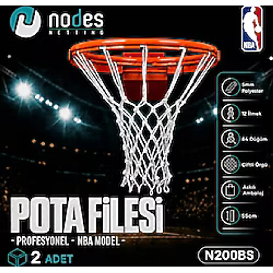 Nodes Basketbol Filesi Ağı 5mm Polyester N200BS