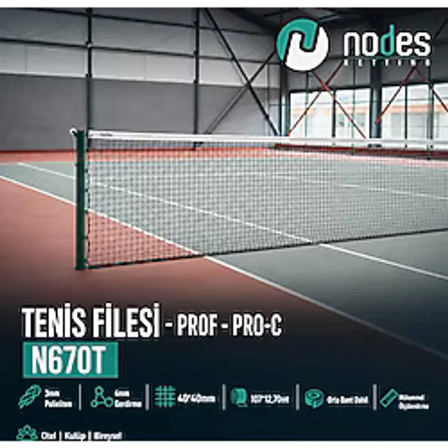 Nodes Tenis Filesi Ağı Profesyonel - Pro-C