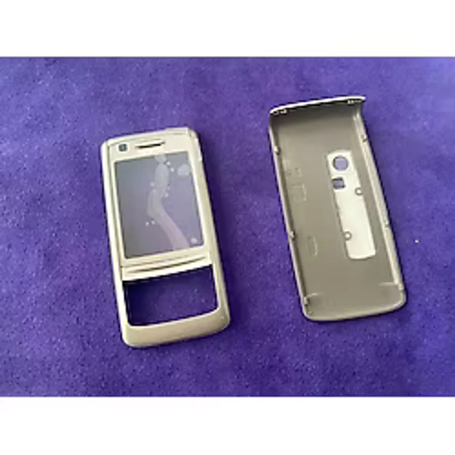 Nokia 6280 Ön Arka Kapak Gri(Tuşsuz) - 6280 Kapak