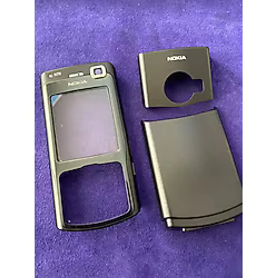 Nokia N70 Ön Arka Kapak Siyah(Tuşsuz) - N70 Kapak