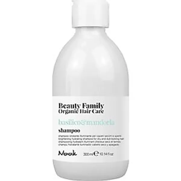 Nook Beauty Family Kuru Mat Saçlara Fesleğen Tatlı Badem Özlü Nemlendirici Parlaklık Veren Şampuan 300ml
