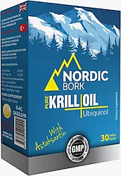 Nordic Bork Pure Krill Oil With Q10 30 Kapsül