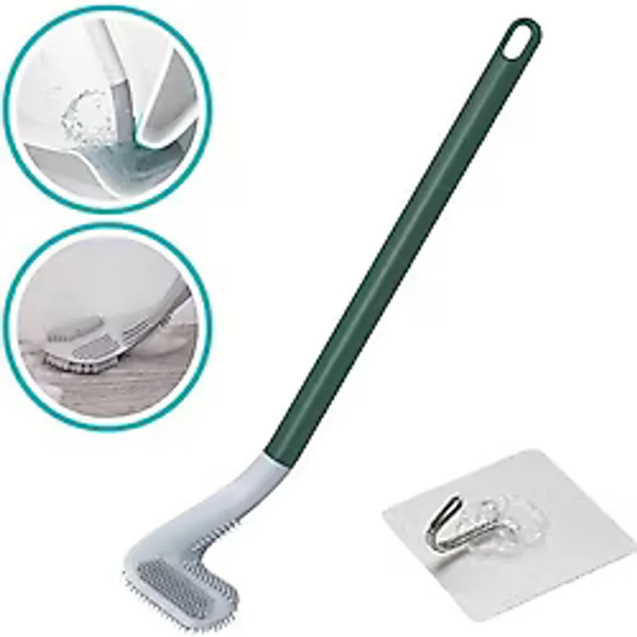 Norino Golf Tasarımlı Silikon Wc Klozet Mutfak Temizlik Fırçası Kanca