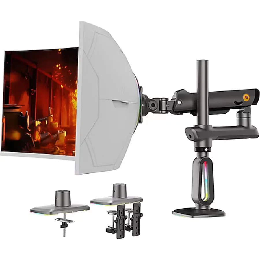 North Bayou F7-Gaming 32-60 inç Tek Kollu Amortisörlü Monitör Standı