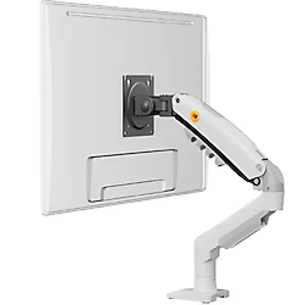 North Bayou F80 Beyaz 17-32 inç Tek Kollu Amortisörlü Monitör Standı