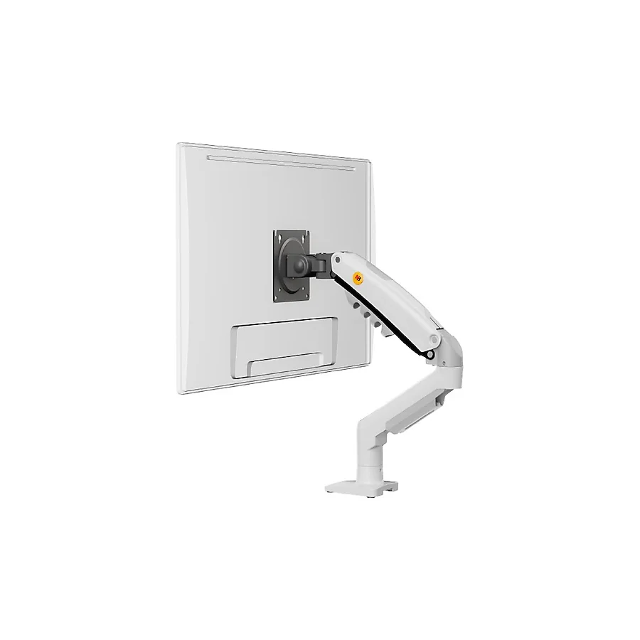 North Bayou F80-W Beyaz 17-30 inç Tek Kollu Amortisörlü Monitör Standı