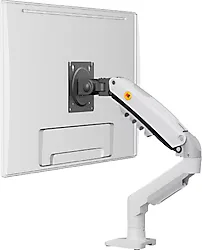 North Bayou F80-W Beyaz 17-30 inç Tek Kollu Amortisörlü Monitör Standı
