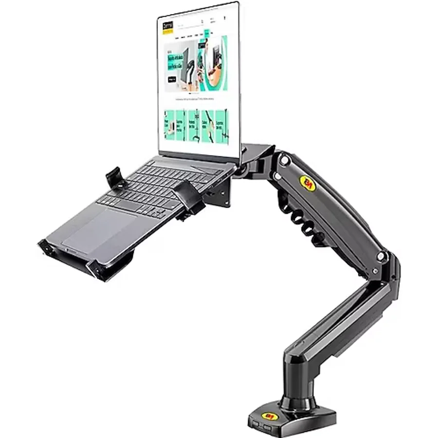 North Bayou F80L Amortisörlü 10"-17" Laptop Standı