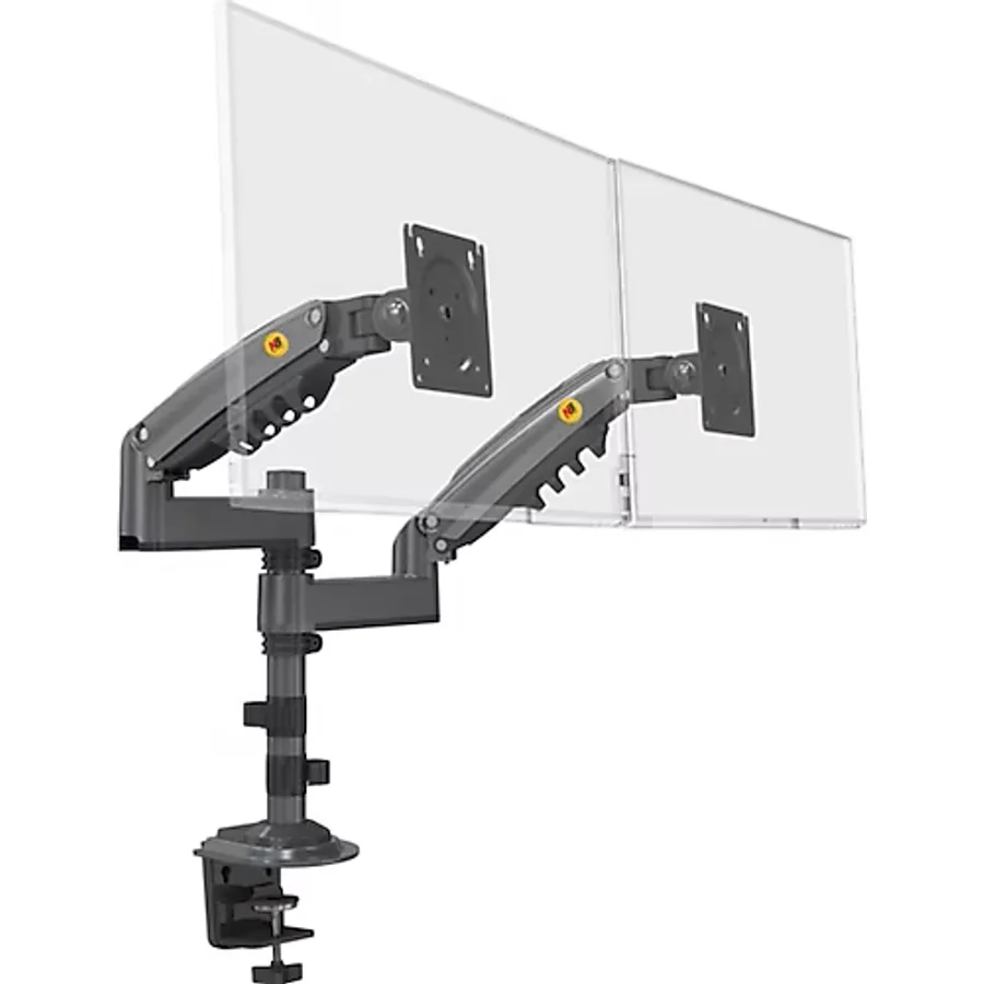North Bayou H180 Siyah 17-27 inç İki Kollu Amortisörlü Monitör Standı