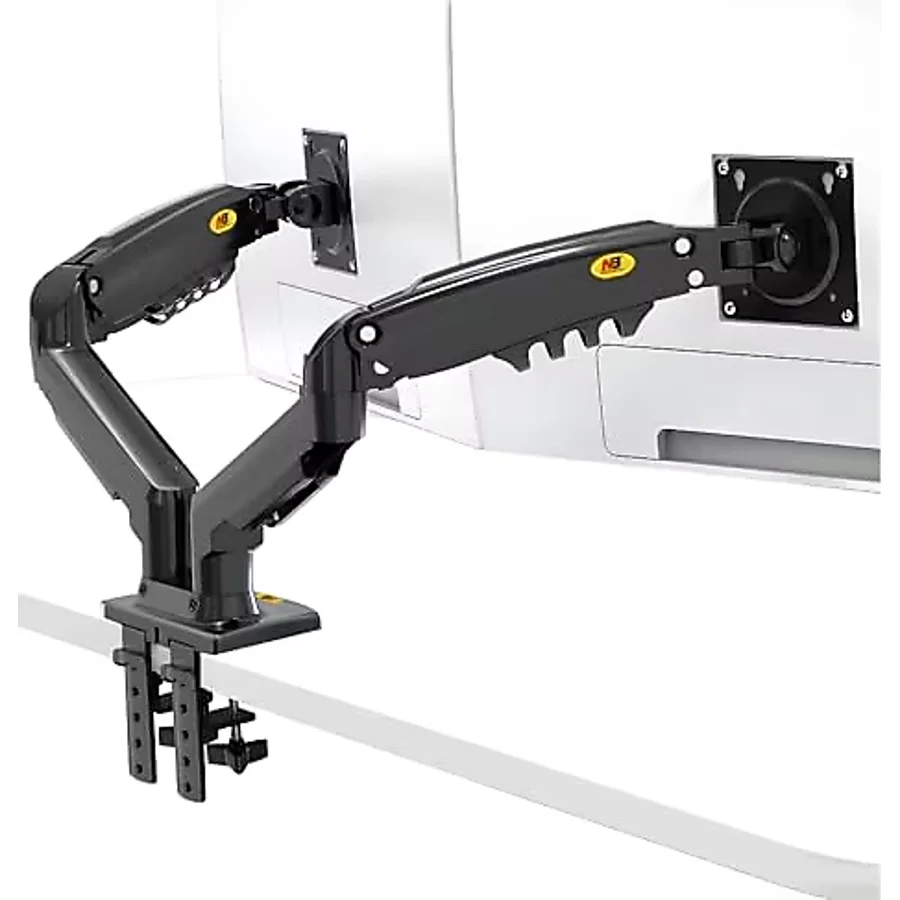 North Bayou Nb F160 17-32" Çift Kol Monitör Kolu 2-9 Kg Amortisörlü Monitör Standı Yeni Ver