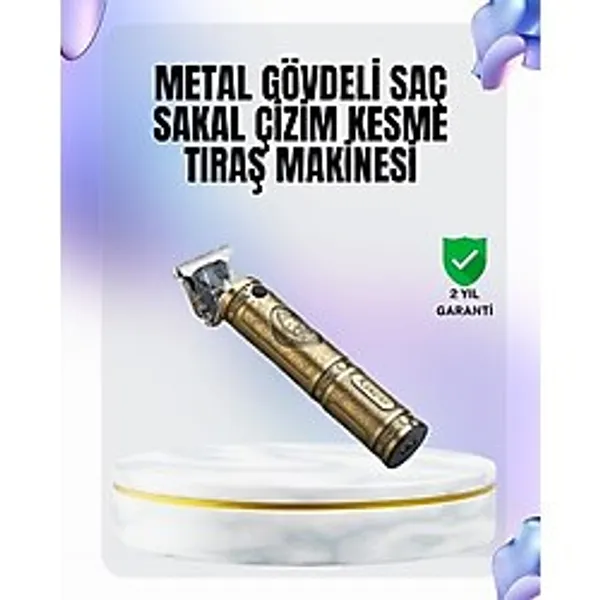 Northcity 4 Kılavuz Taraklı Profesyonel Saç ve Sakal Kesme Makinesi - Hayır - USB Kablo, Temizlik Fırçası, Kılavuz Tarakları, Türkçe Kullanım Kılavuzu