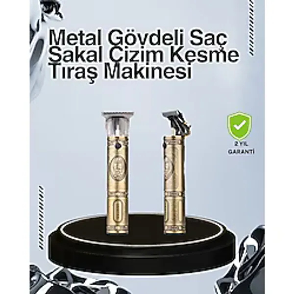 Northcity Kompakt Tasarımlı Uzun Pil Ömürlü Saç Sakal Kesme Makinesi - hayır - saç sakal kesme makinesi, 4 kılavuz tarak, temizlik fırçası, USB kablo ve kullanım kılavuzu