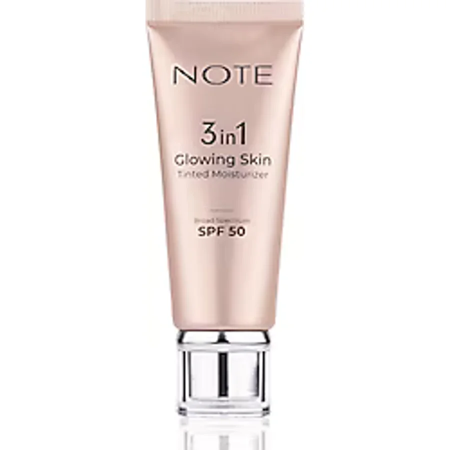 Note 3 in 1 Glowing Skin Tinted Moisturizer SPF 50 30 ml Likit Highlighter