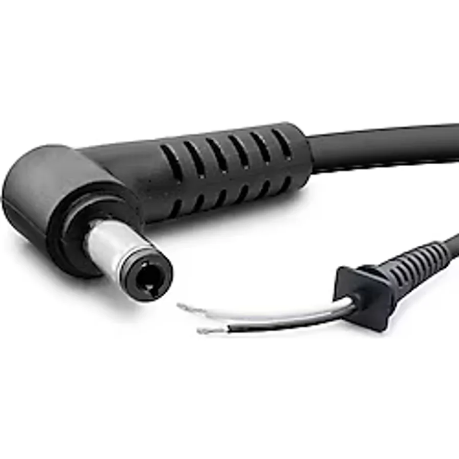 Notebook Adaptör Kablosu 5.5x2.5 L Tip Asus/Toshıba 120W-150W 1.2M Siyah HDX5563