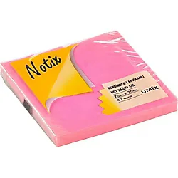 Notix Yapışkanlı Not Kağıdı Neon Pembe 75 Mm X 75 Mm 80 Yaprak