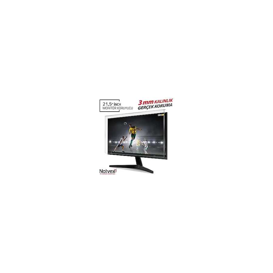 Notvex 21.5 İnç 54 Ekran Monitör Ekran Koruyucu / 3 MM Kalınlık