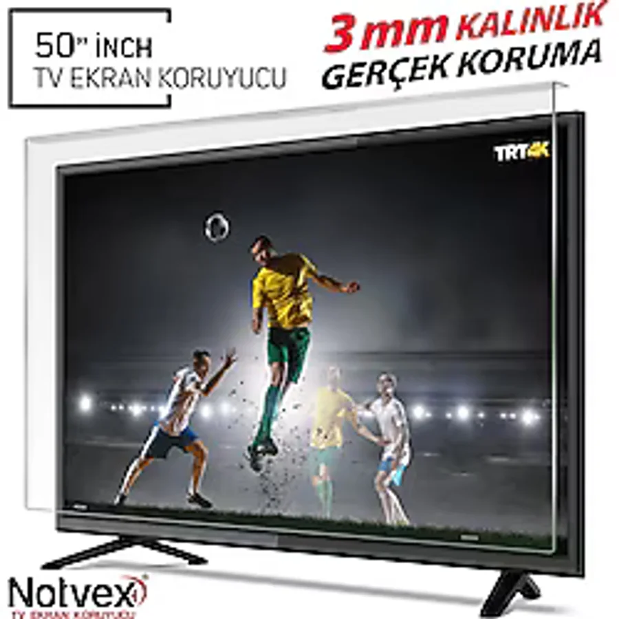 Notvex 50 İnç 127 Ekran Tv Ekran Koruyucu / 3 MM Kalınlık