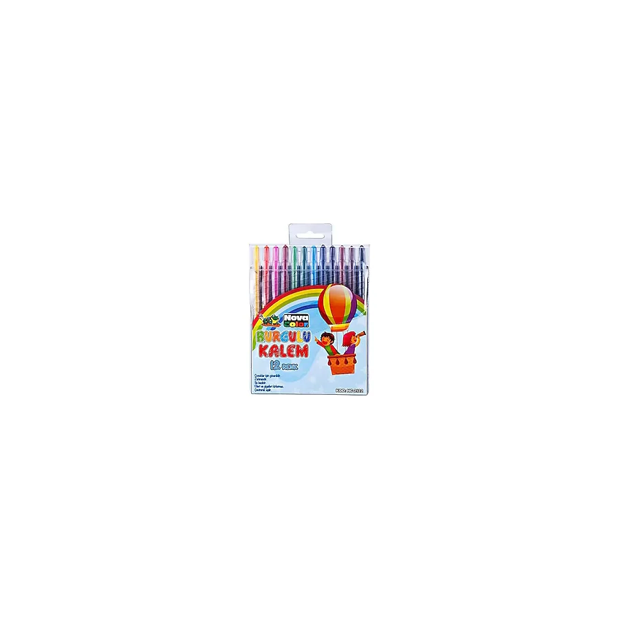 Nova Color 12'li Burgulu Mum Boya