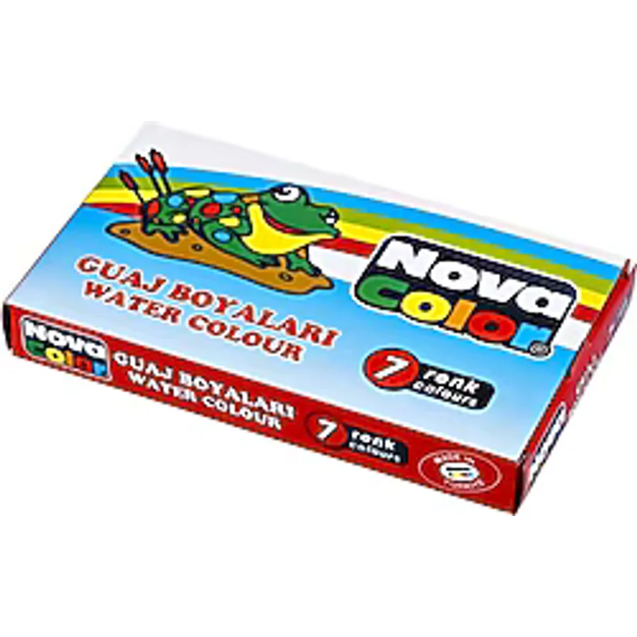 Nova Color 7 Renk Tüp Guaj Boya