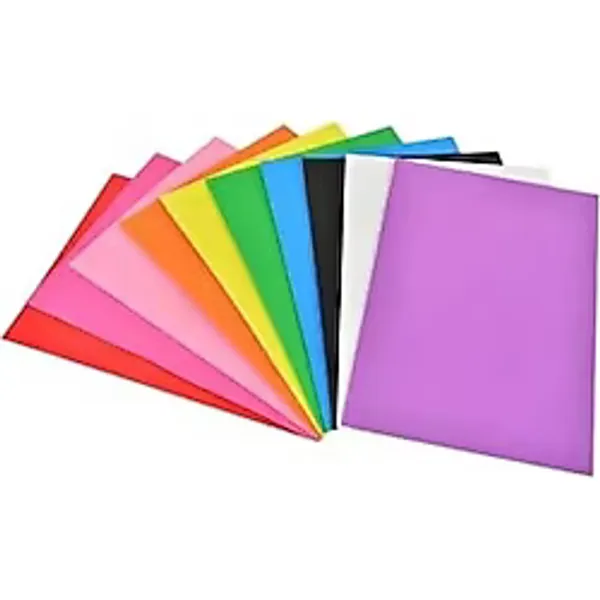 Nova Color Eva Kağıdı ( Süngeri ) 20X30 Yapışkanlı 10 Renk NC-270 - Çok Renkli