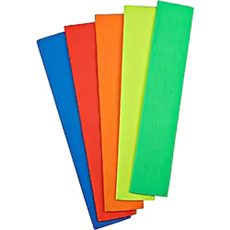 Nova Color Fosforlu Grapon Kagidi 5 Renk Karisik 50 Cm X 200 Cm.