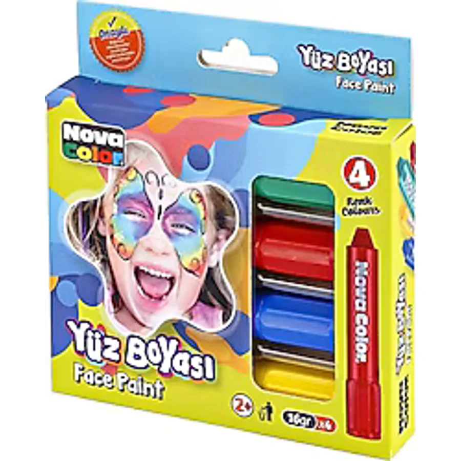 Nova Color NC-211 4'lü Yüz Boyası Seti