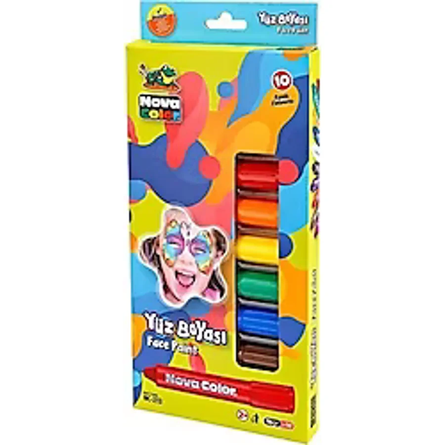 Nova Color NC-213 10'lu Yüz Boyası Seti