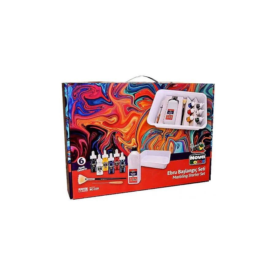 Nova Color NC-239 Ebru Boyası Başlangıç Seti