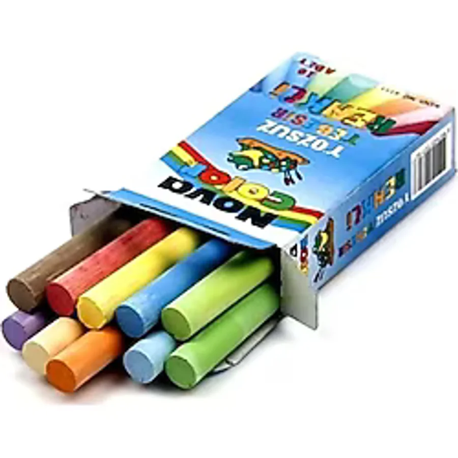Nova Color Tebeşir Renkli 10Lu - 2 Paket