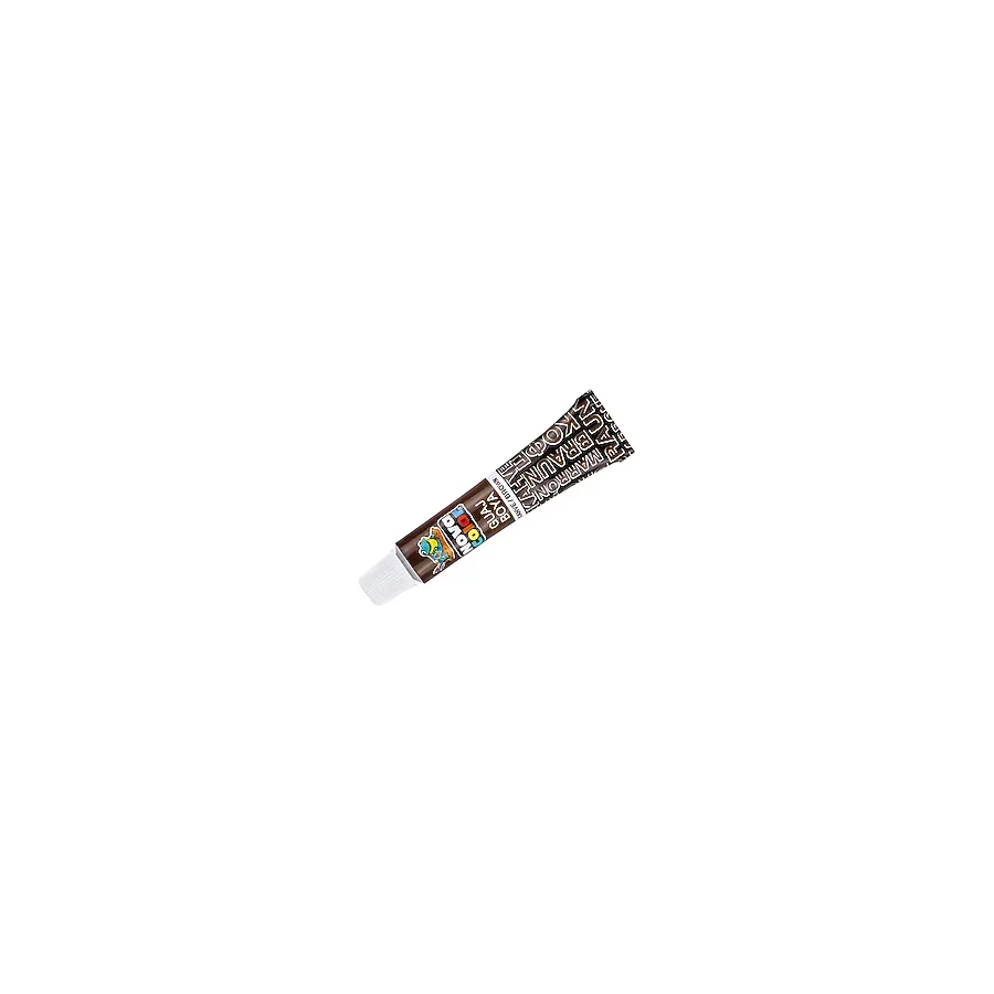 Nova Color Tek Renk Tüp Guaj Boya NC-121 Kahverengi